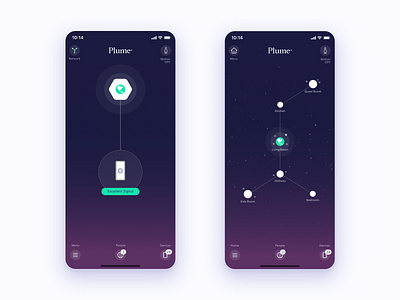 HomePass app app home screen modem network plume router ui ux