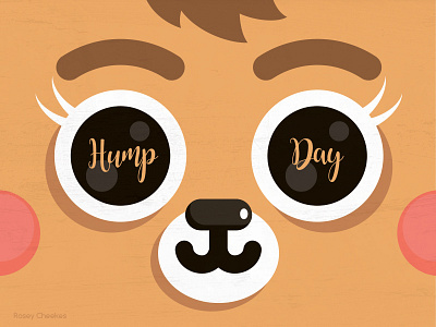 Happy Hump Day camel cute happy illustration wednesday