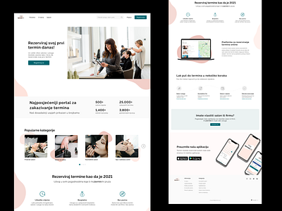 mojtermin.hr Landing Page