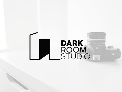 DARK ROOM STUDIO affinity affinitydesigner dailylogochallenge dark darkroom darkroomstudio design logo photo photographer room studio vector