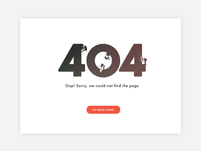 404 error page