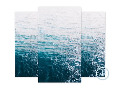 Free iPhone Background - Blue Wave Wallpaper blue free iphone mockup ocean sea thai thailand wallpaper