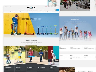 M-cro clean design kids minimal thai thailand ux web design webdesign website