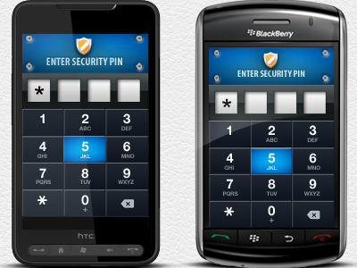 Financial App for Blackberry and HTC app blackberry financial htc login secure smartphone ui