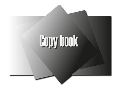 Copy book design logo