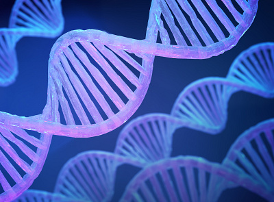 dna 3d c4d illustration medicine v ray