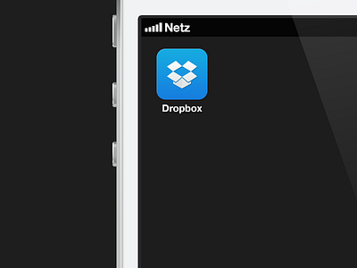 Dropbox for iOS dropbox icon ios iphone iphone 5