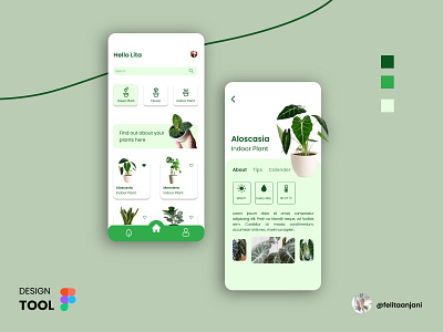 UI Plants App app application branding design design app ui uiux