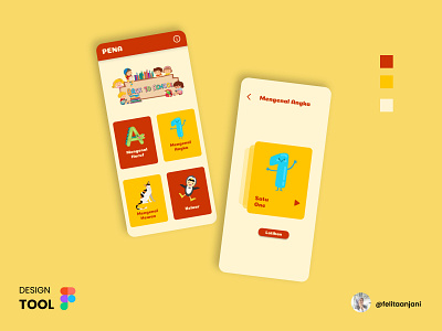 Kids Learning App app application branding design design app ui uiux
