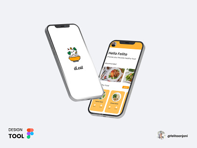Di.eat Application app application branding design design app ui uiux