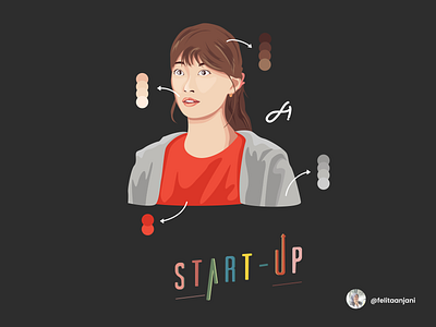 Seo dalmi Ilustrator branding design graphic design illustration startup vector wajah