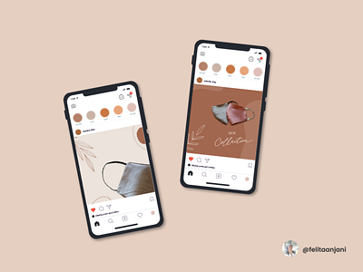 Miansha Instagram Feeds branding design feeds graphic design illustration instagram feeds vector