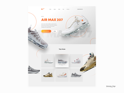 для др ui веб дизайн веб сайт дизайн концепция кроссовки