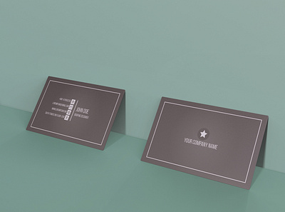 Business card design design flat graphic design illustration illustrator logo minimal vector