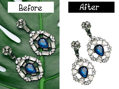 Jewellery background removal