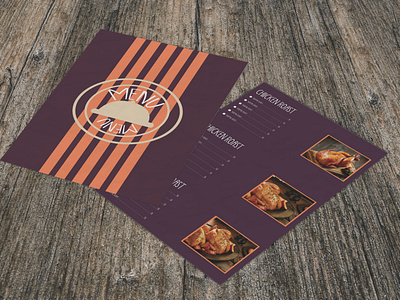 Menu Card