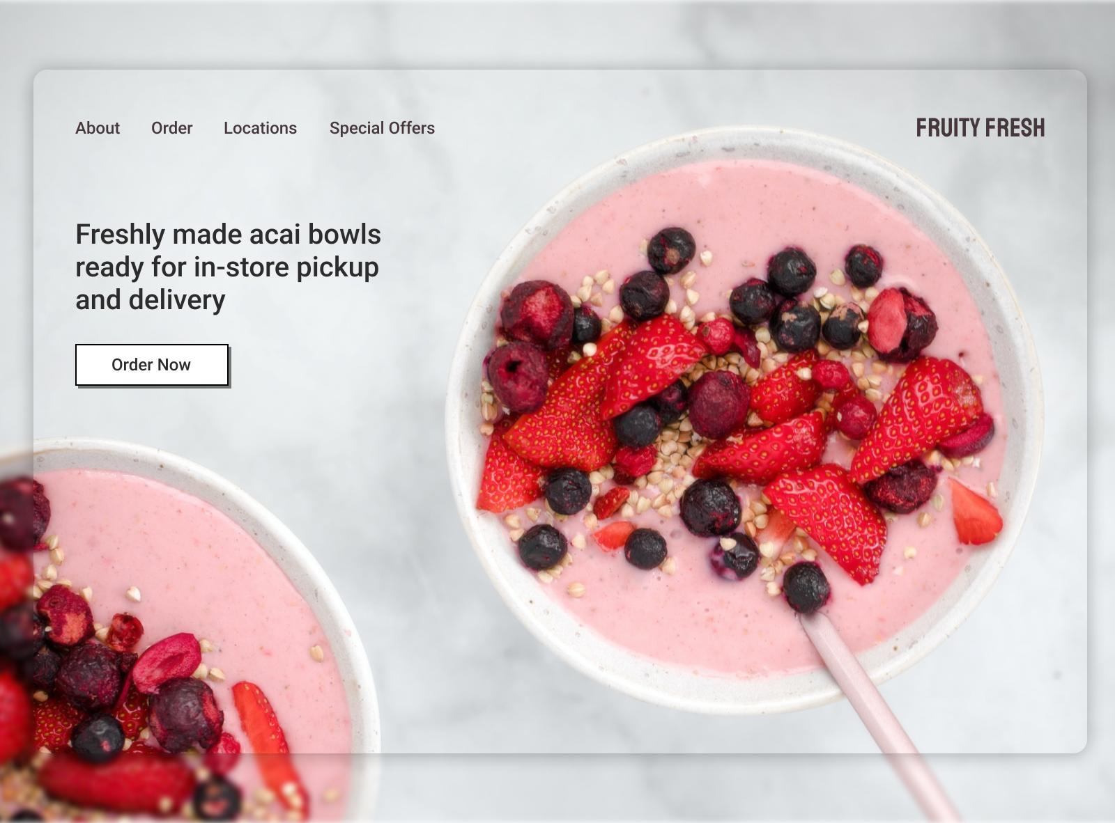 daily ui 003 - landing page by Abbey C on Dribbble