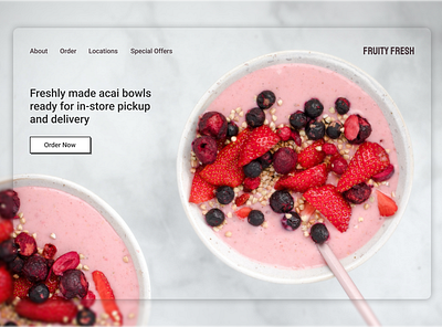 daily ui 003 - landing page 003 daily design 003 daily ui challenge dailyui design design challenge food app hero hero page landing landing page landing page 003 mobile design