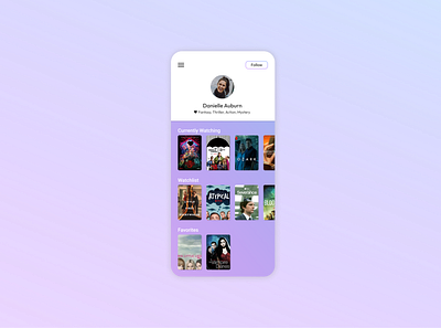 daily ui 06 - user profile 006 daily ui 006 daily ui challenge dailyui design design challenge mobile design ui user experience