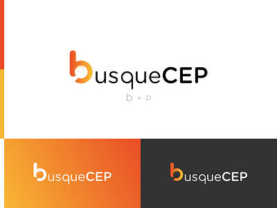 Logo BusqueCEP e ConsulteCEP branding clean design flat graphic design illustration illustrator logo minimal typography vector