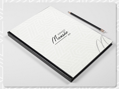 Espaço Mansão Stationery - Notebook branding clean design designs graphic design illustrator minimal notebook stationary stationary store