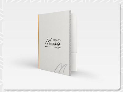 Espaço Mansão Stationery - Contract folder