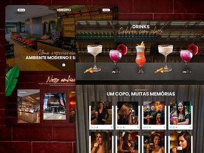 Layout site - Veredito Bar