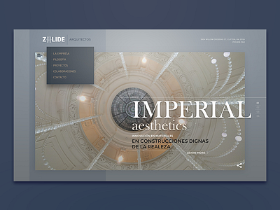A UI A Day — Day #7: Architectural Faces aesthetics architects architectural architecture fashion imperial modular pearls royal structure web web desing