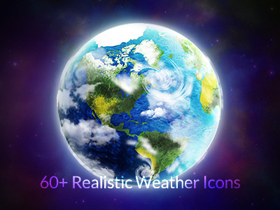 60+ Realistic Weather Icons earth icons realistic space weather widgets