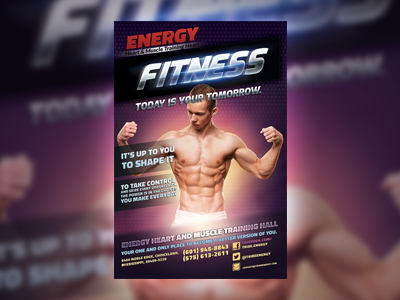 TOMORROW Fitness Flyer Template