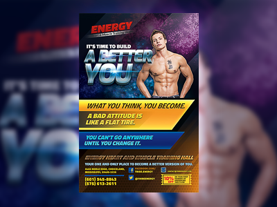 A BETTER YOU Fitness Flyer Template fitness flyer print sports template