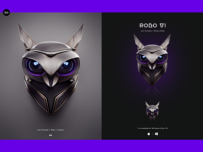 3D Icon / Robo / Owl