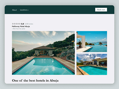 Luxury Hotel design ui uidesign uiux ux web