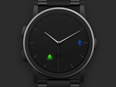 Bluetooth Watch Concept bluetooth clock rebound time watch