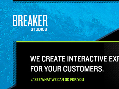 Breaker Studios design web