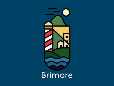 Daily Logo Challenge #22 - Brimore city city logo dailylogo dailylogochallenge design graphicdesign lighthouse logo logodesign