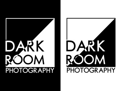 Daily Logo Challenge #25 - Dark Room Photography black and white dailylogo dailylogochallenge design graphicdesign logo logodesign photography logo