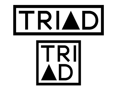 Daily Logo Challenge #30 - TRIAD brand logo dailylogo dailylogochallenge design graphicdesign logo logodesign sneaker sneakers triangle