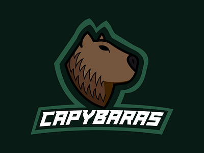 Daily Logo Challenge #32 - CAPYBARAS capybara dailylogo dailylogochallenge design graphicdesign logo logodesign sports logo sports team team logo
