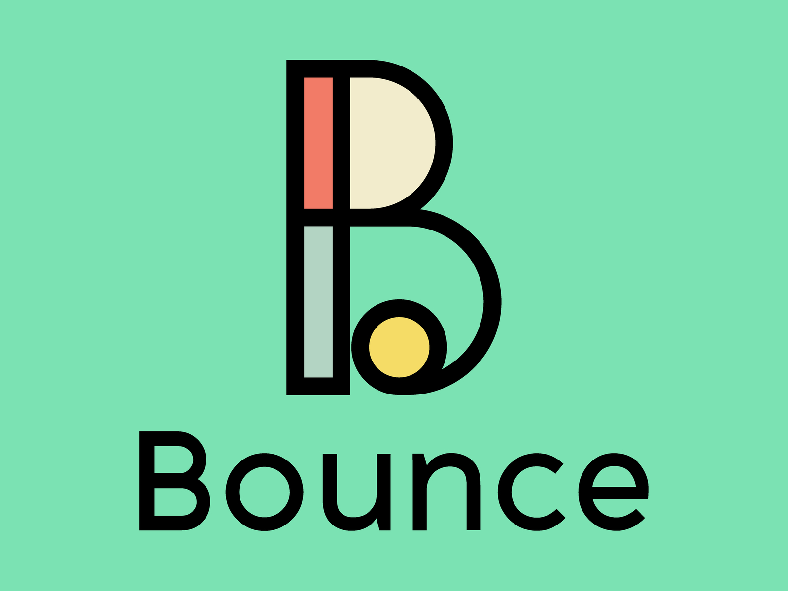 Daily Logo Challenge #34 - Bounce by Danielle Hosoya on Dribbble
