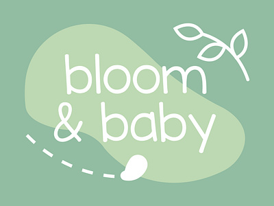 Daily Logo Challenge #46 - bloom & baby baby baby clothing baby products dailylogo dailylogochallenge design graphicdesign logo logodesign