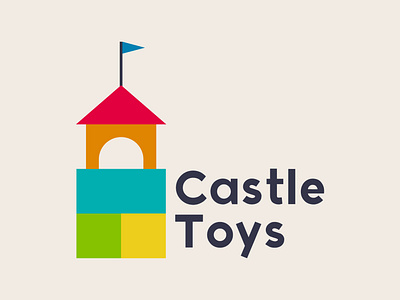 Daily Logo Challenge #49 - Castle Toys dailylogo dailylogochallenge design graphicdesign logo logodesign toy toy store