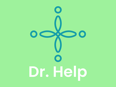 Dr. Help logo logodesign telemedicine