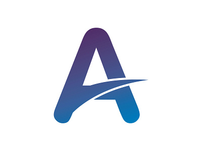 letter A logo designe gradient logo graphicdesign illustrator lettermark logos minimal monogram logo wordmark