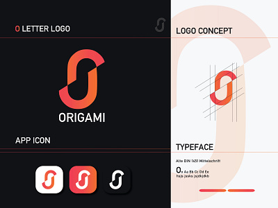 o letter logo gradient letter logo logo logodesign minimalism monogram logo o letter simple wordmark