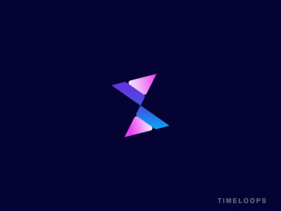 timeloops branding design icon identity illustration logo logodesign minimalist monogram logo timelogo