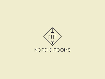 NORDIC ROOMS- LOGO DESIGN branding design illustration logo logodesign minimalist