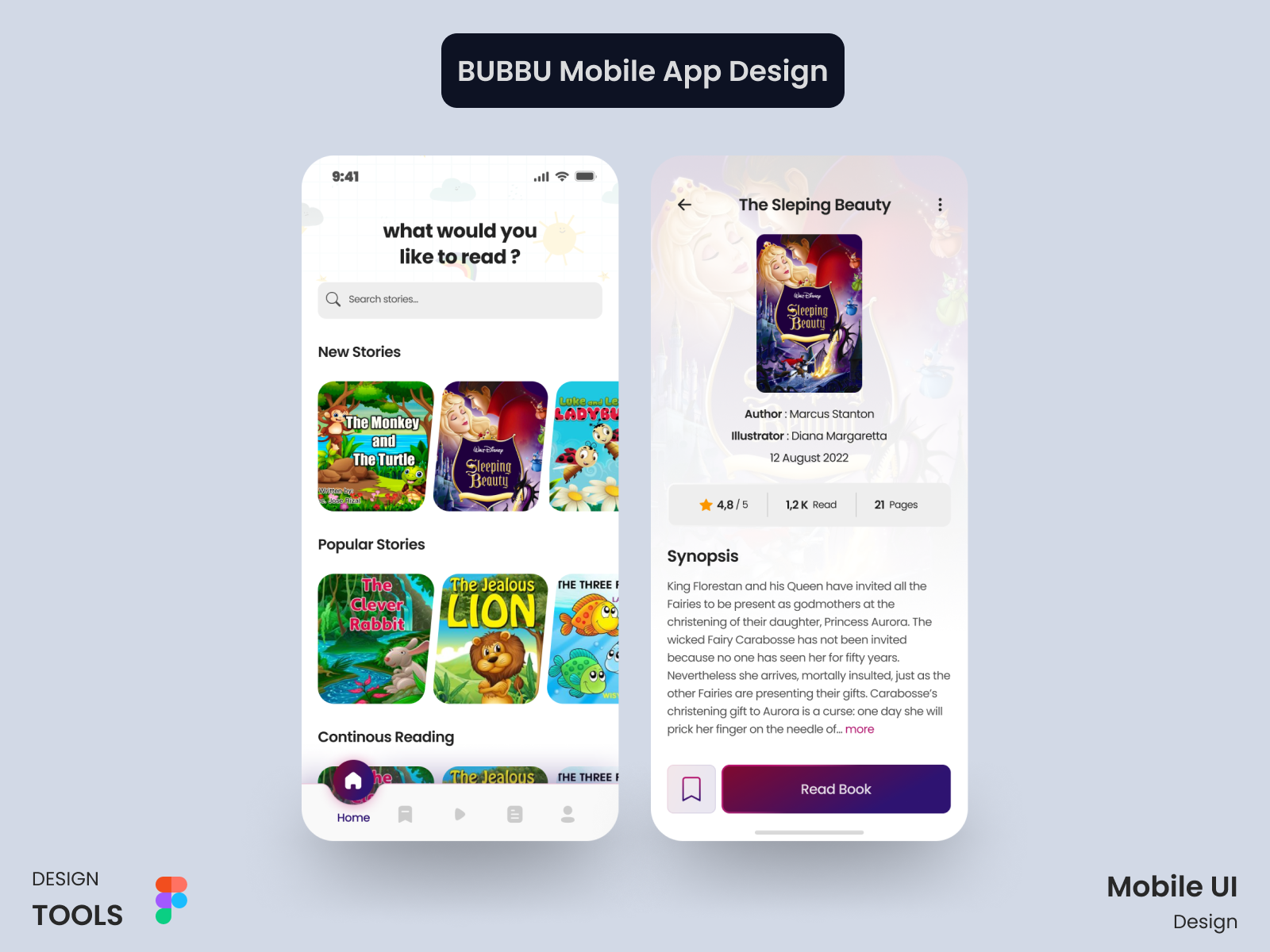 BUBBU Mobile App Design (Story Kids App) By Yuke Prisilia On Dribbble