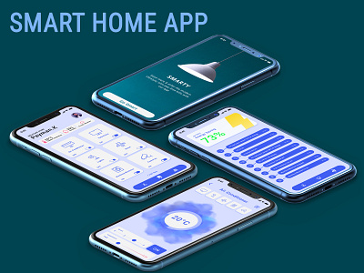 SMART HOME MANAGER smart home smart house ui uiux user experience user interface ux