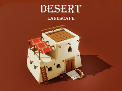3D LANDSCAPE DESERT 3ddesign blender blender3d desert landscape